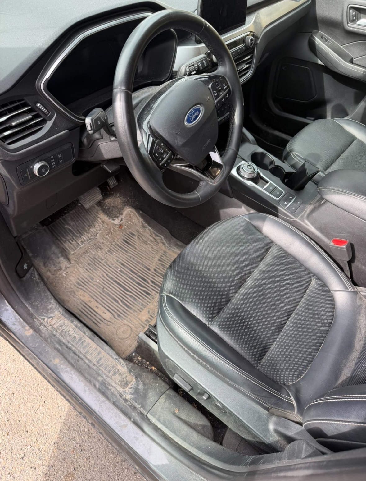 Before — Ford Escape — Driver cabin transformation