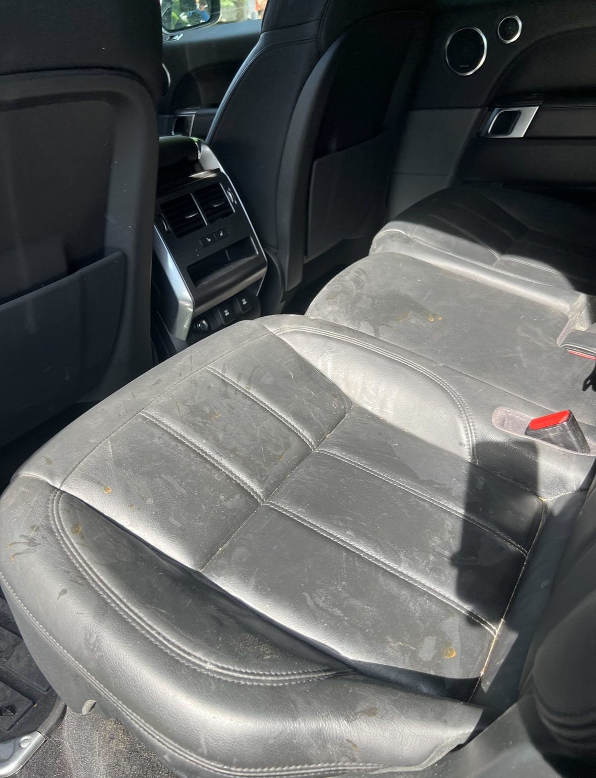 Before — Range Rover Sport — Leather seat revival